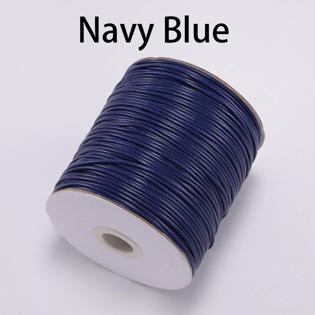 10 м/лот 1,0 1,5 мм черный, белый цвет вощеный хлопковый шнур нить подходит для изготовления бисера DIY ожерелье для изготовления ювелирных изделий поставки