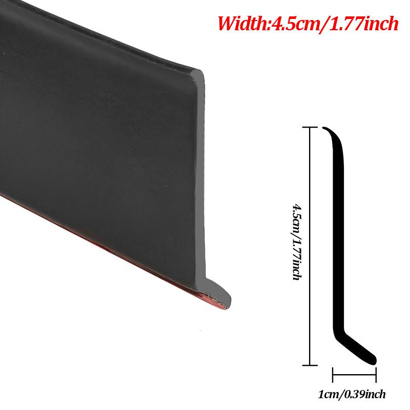 2м ТПЭ Оконный Водоотталкивающий Порог Балкон Самоклеящаяся Водонепроницаемая Уплотнительная Лента Домашний Оконный Край Водоотводчик Фартук