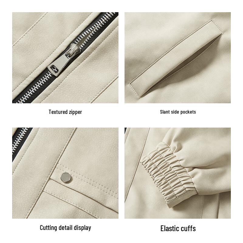 paul frank Мужская куртка из искусственной кожи в стиле ретро