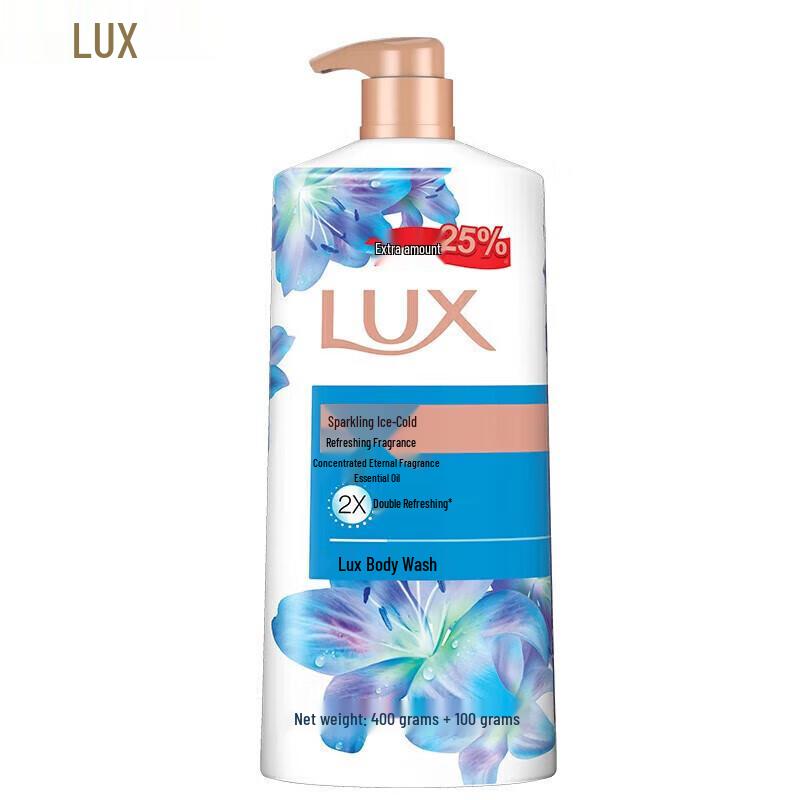 LUX Shimmering Ice Cool Shower Gel 3-Bottle Pack