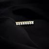 Elegant Pearl Balance Beam Brooch - High-end Women's Fashion Accessory