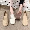 Internet Celebrity Doudou Shoes Women's Autumn 2025 New Thin Two-wear Loafers Flat Sole Soft Sole Light and Comfortable Single Shoes Explosion