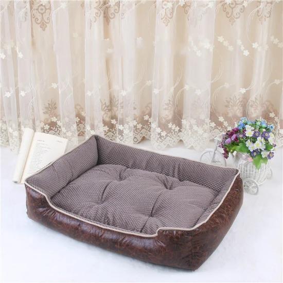 Large Pet Dog Puppy Cat Bed Cushion Soft Washable Pet Bed Winter Warming Dog House Material Pet Nest Kennel PlushDog Beds House
