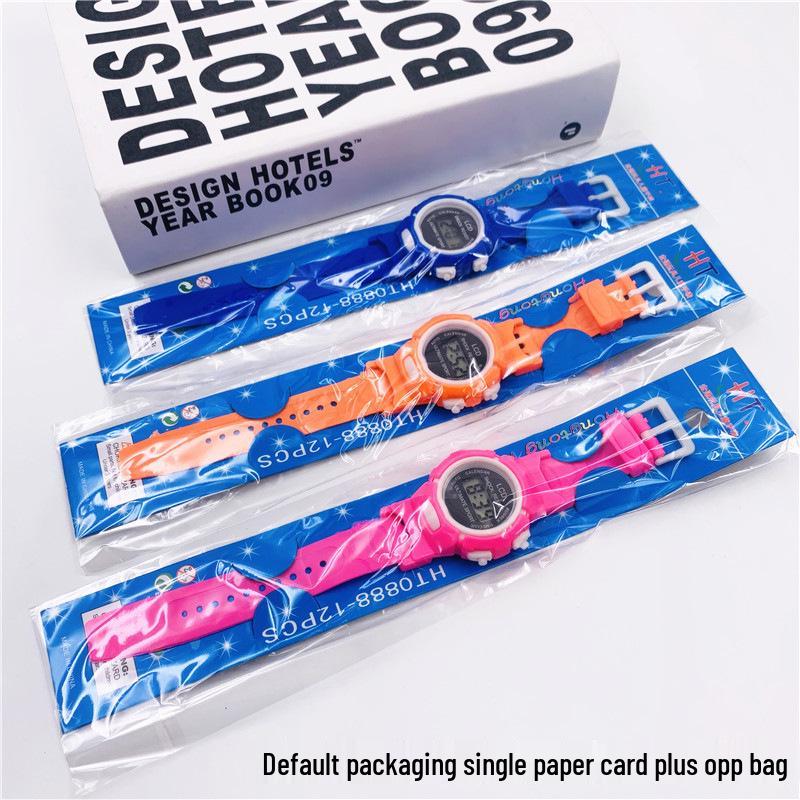 Детские мультяшные разноцветные электронные часы - Унисекс подарок для студентов