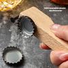 5pcs Wood Nail Beer Bottle Opener Ergonomic Handle Openers Multipurpose Lid Removers Beverage Caps Opening Tool
