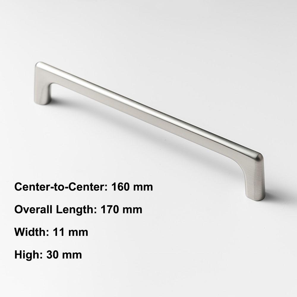 Silver Tone Drawer Pulls Zinc Alloy Cupboard Handles New Cabinet Door Handles Kitchen Cabinets