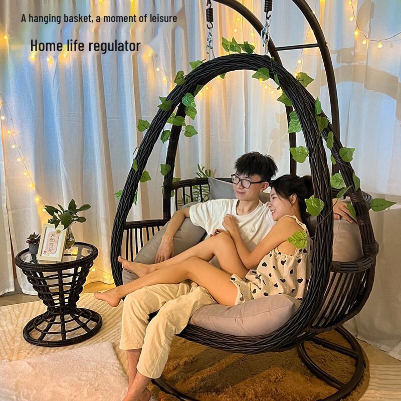 Rattan Hanging Basket Swing Chair