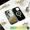 Oil Painting Series Phone Case For iPhone17,16,15,14,13,12,11 Plus,Pro Magnetic with Magsafe Wireless Charging