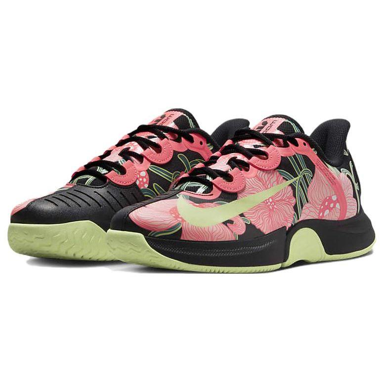 Женские кроссовки Naomi Osaka x NikeCourt Air Zoom GP Turbo Premium HC Japan Cherry Blossoms Black Hot-Punch Pink-Bloom FJ2985-001