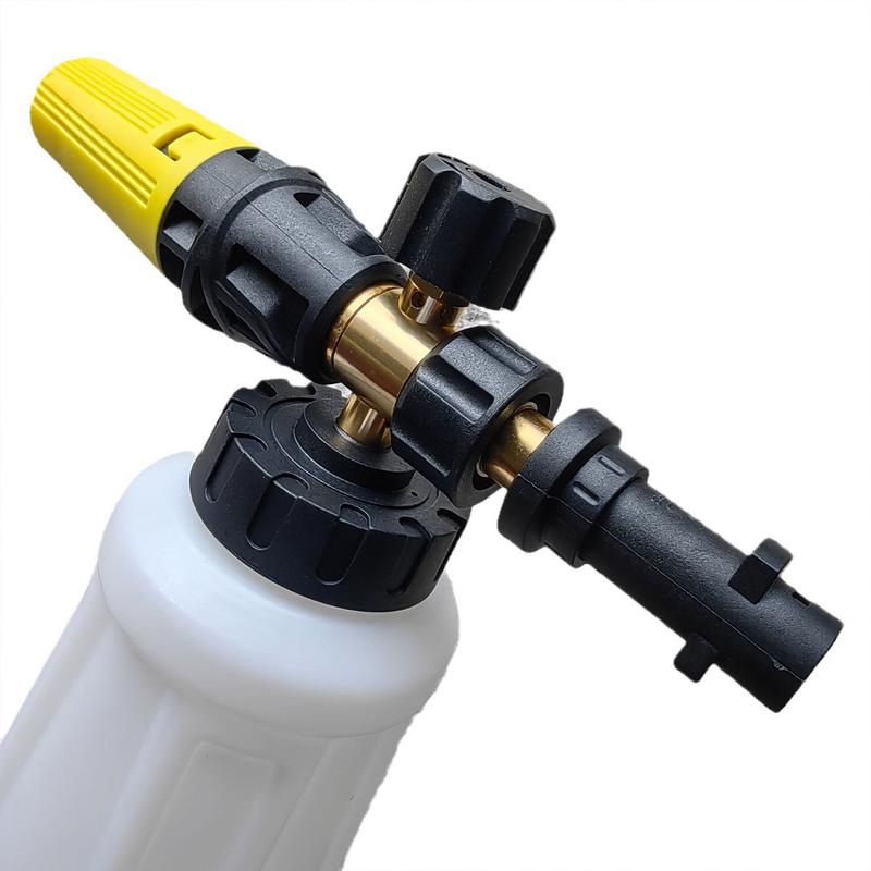 Универсальный распылитель пены для мытья автомобиля, бутылка 1 л, очиститель высокого давления, автоматическая лейка для пены для мытья автомобиля
