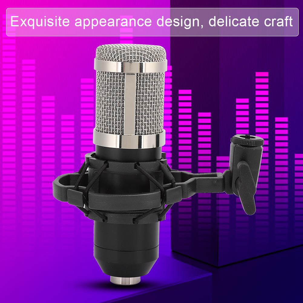 Проводной компьютерный конденсаторный микрофон со стойкой для прямых трансляций, караоке, записи