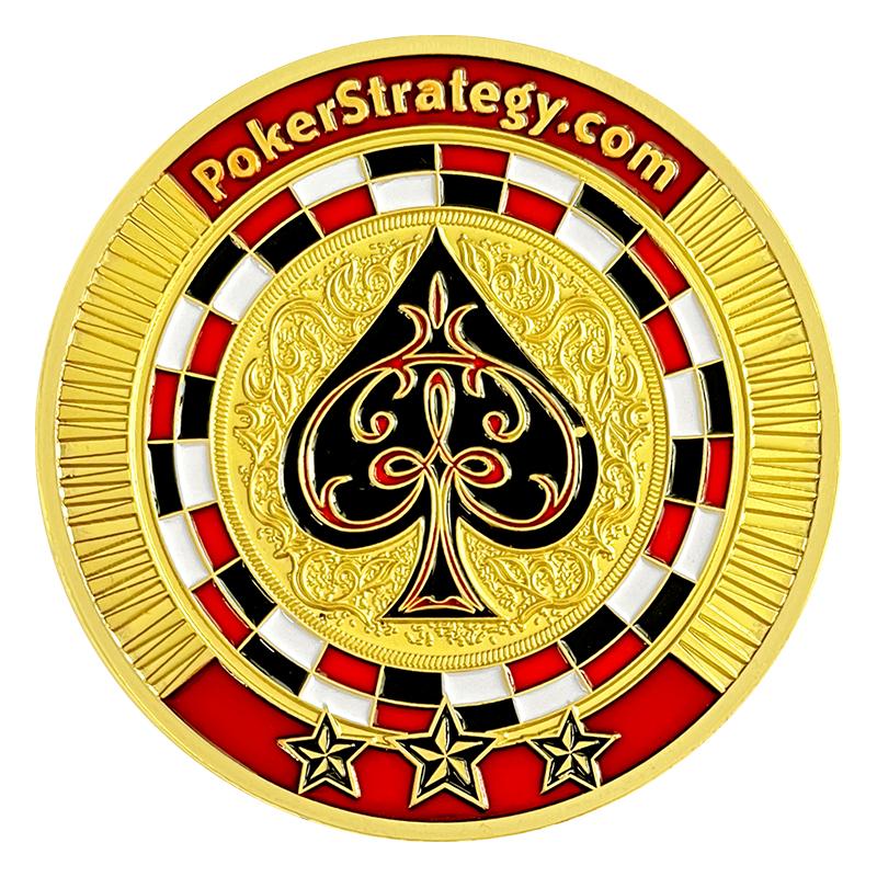 Spade Commemorative Medal Metal Lucky Emblem Creative Play Coin Collection Small Gifts Tourism Souvenir