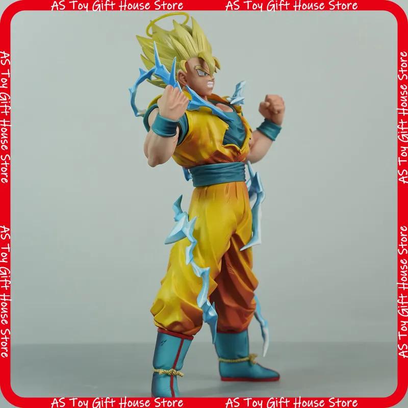 Фигурка Сон Гоку Супер Сайян 2 из Dragon Ball Super Аниме Коллекционная ПВХ Статуя Модель Настольное Украшение Подарок Для Взрослых Поклонников Аниме