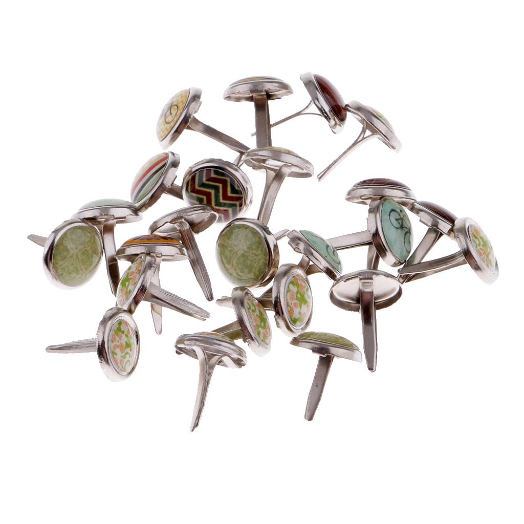 50 шт. смешанные круглые украшения для изготовления ювелирных изделий своими руками, скрапбукинг