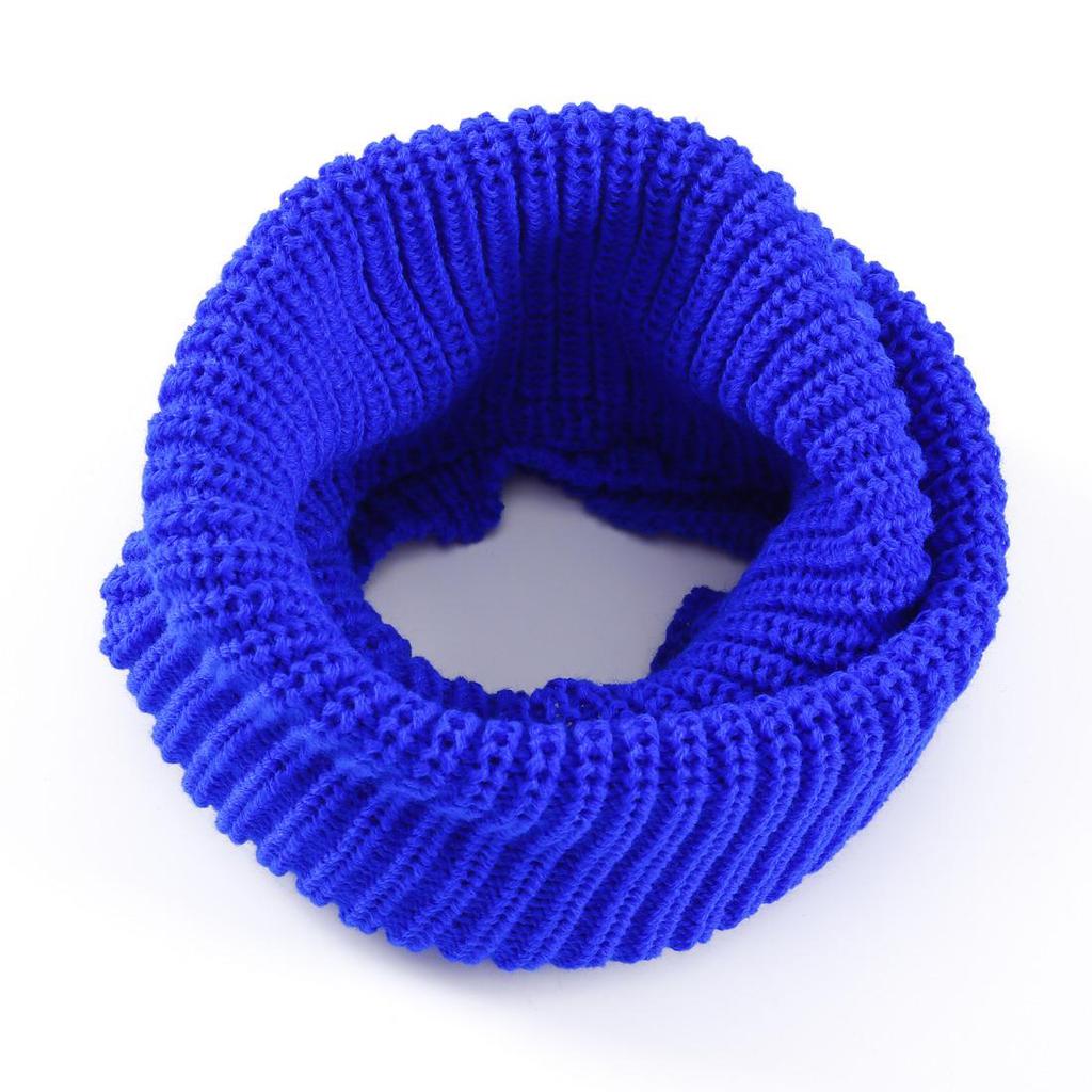 Женский зимний теплый вязаный шарф унисекс Infinity 2 Circle с капюшоном и шалью