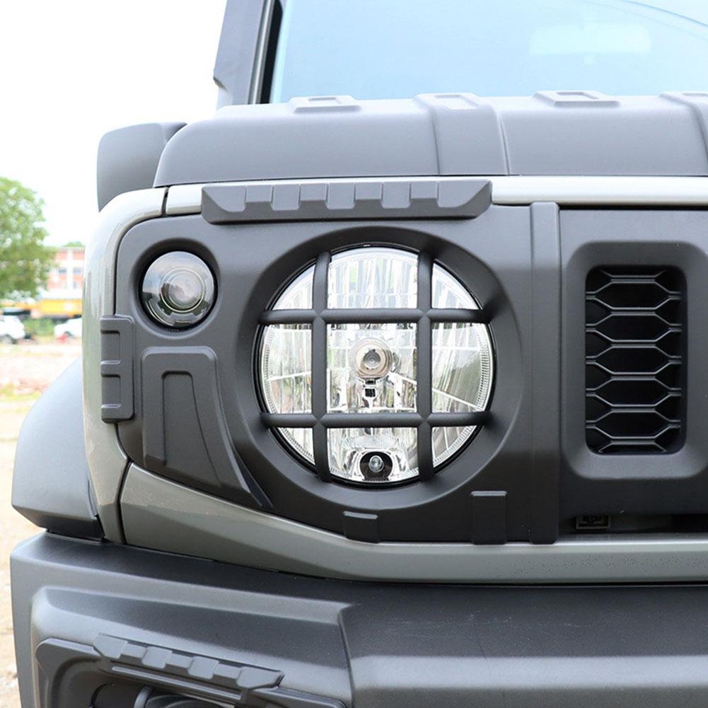 2 шт., аксессуары для передней фары автомобиля SUZUKI Jimny JB64 JB74W 2019-2024, модифицированная защитная крышка фары