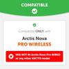 WC FreeZe Nova Pro Wireless - Wicked Cushions от Steelseries Arctis Hybrid Fabric Cooling Gel Сменные амбушюры для улучшения прочности, толщины,