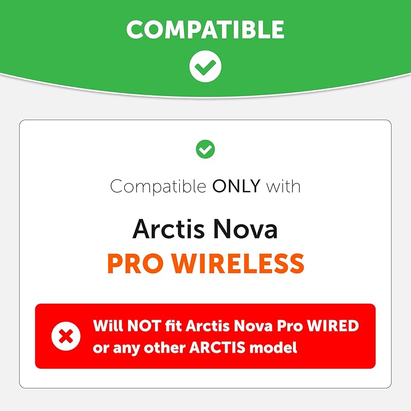 WC FreeZe Nova Pro Wireless - Wicked Cushions от Steelseries Arctis Hybrid Fabric Cooling Gel Сменные амбушюры для улучшения прочности, толщины,