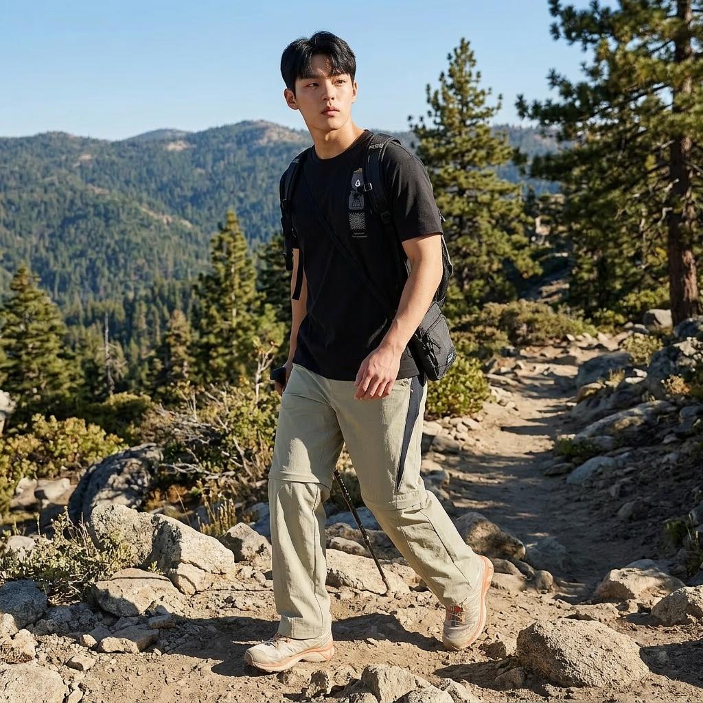 adidas Мужская футболка с коротким рукавом серии Outdoor MT GFX TEE