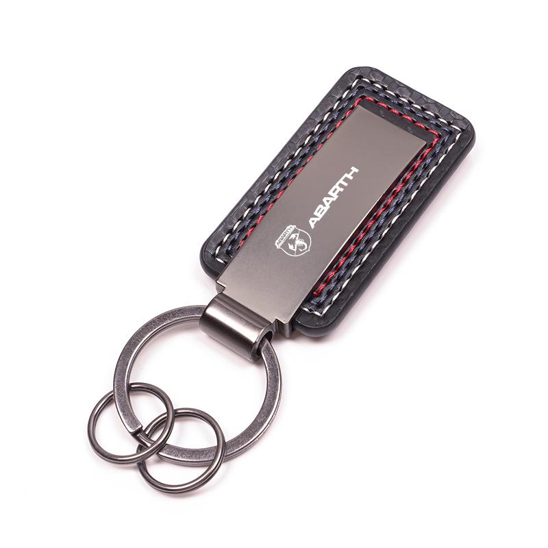 Fiat Car Pendant Auto Smart Key Chains  Logo Keychain For Abarth 500 Tipo FR Panda Argo Freemont Viaggio Bravo Punto Doblo