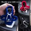 PGTK1 Universal Car Gear Shift Knob Cover Gearshift Interior Hoodie For BMW M Sport M2 M3 M4 M5 M6 E46 E90 E60 F10 F20 E87 X3 X6