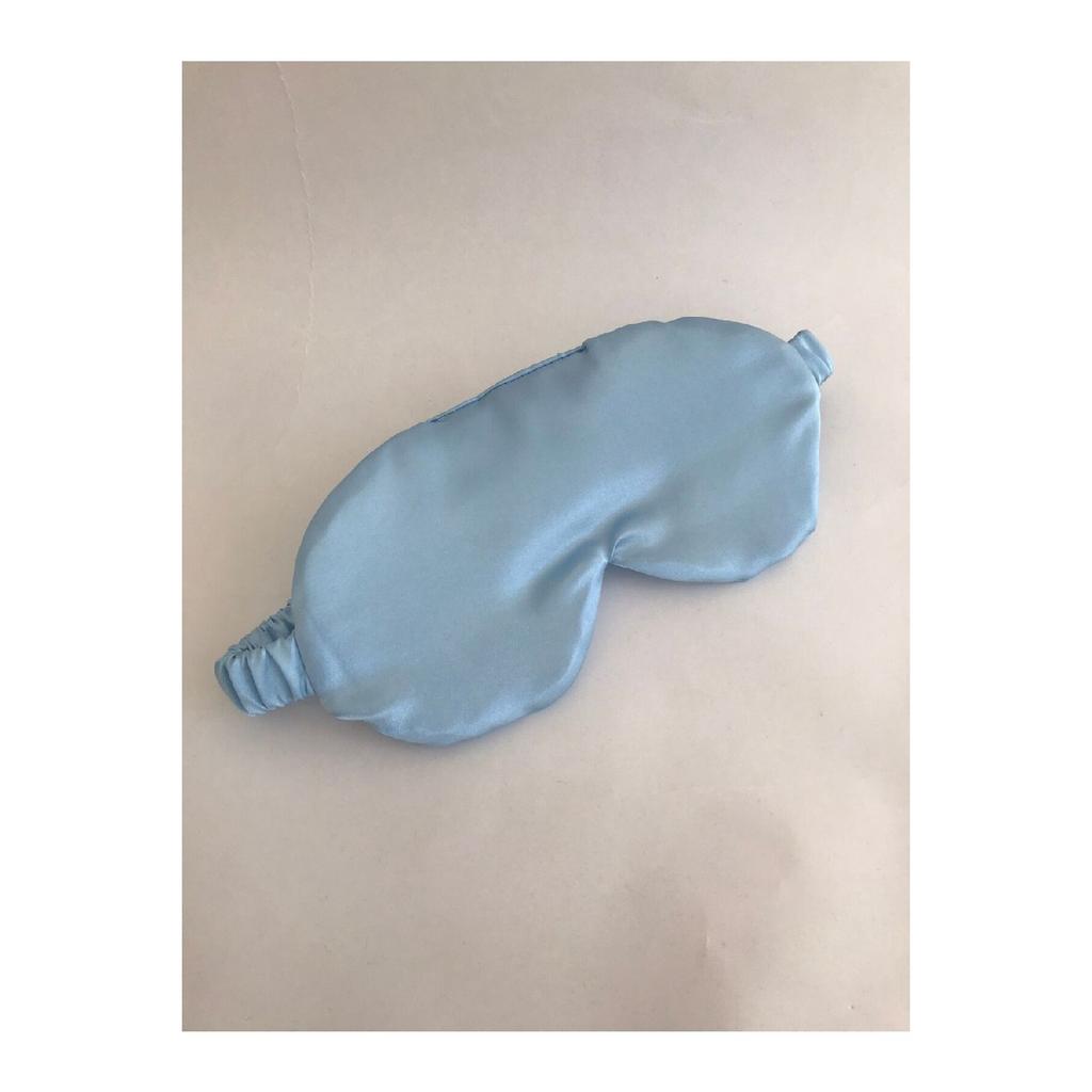 Атласные черные очки для сна/повязка на глазу