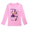 KPop Demon Hunters Kids Huntrix Long Sleeve T-Shirt Cartoon Casual O-Neck Top for Boys And Girls Fashion Loose Youth Clothing