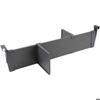Emuca Kit D'accessoires De Séparation Pour Intérieurs De Tiroirs Vertex-Concept, Largeur 600 Mm, Aluminium Et Plastique, Gris