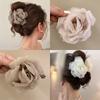 INS Sweet Flower Claw Clip Sweet Chiffon Flower Shark Clip Hair Clip Clamp Barrettes Sweet Hair For Women Hair Accessories