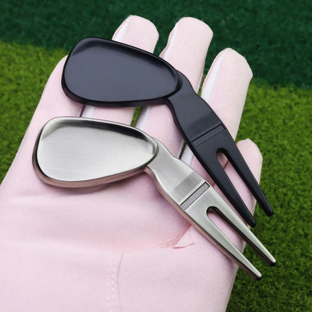 Spacecraft Golf Green Fork Magnetic Golf Ball Marker Golf Accessories Divot Fork  Play Golf