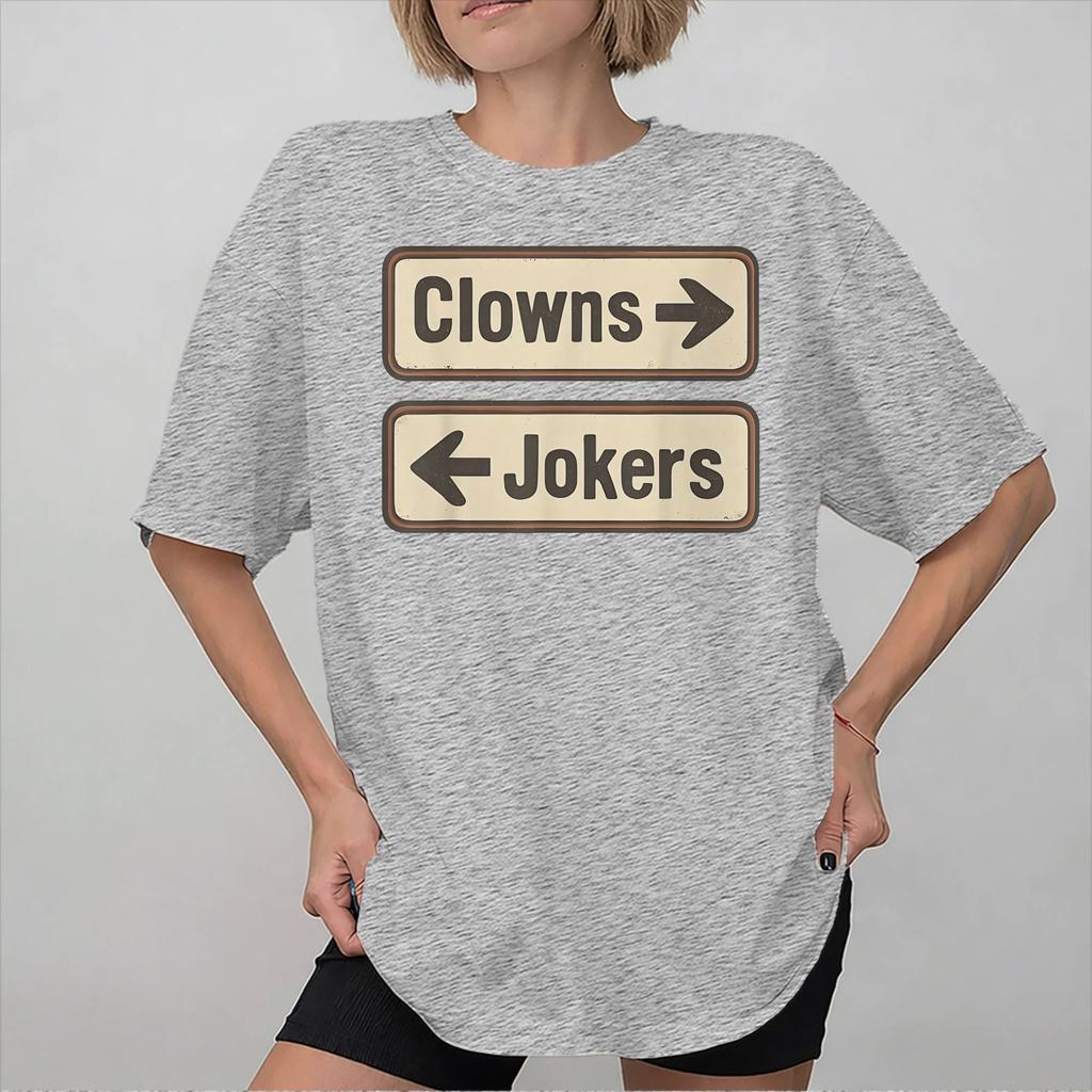 Direction Clowns To The Left Jokers To The Right Merch Unisex Unisex Summer Fashion T Shirt Cotton Tee Printed Tshirt Clothes