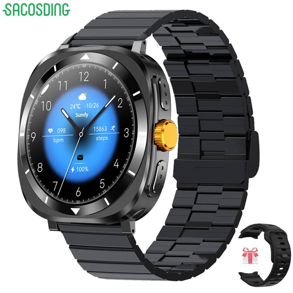 2024 Новые NFC-часы F7 Ultra Bluetooth Call Smart Watch Мужские AMOLED-экраны Многофункциональные спортивные фитнес-трекеры Женские умные часы для здоровья