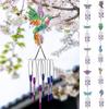 DIY Butterfly Point Diamond Wind Chime Creative Hanging Butterfly Art Pendant Home Garden Door and Window Decoration