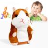 Gift 15CM Talking Hamster Mouse Pet Plush Toy Electric Record Hamster Educational Children Stuffed Toys