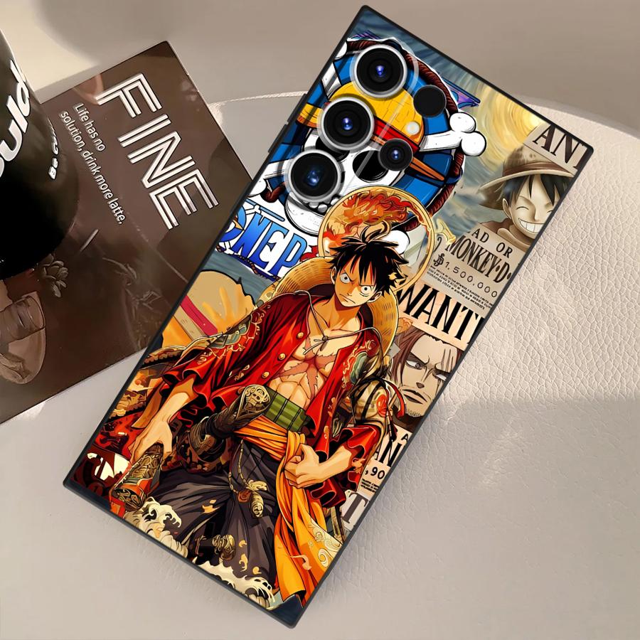 Аниме Луффи Зоро Чехол для телефона для Samsung Galaxy S21 S23 FE S22 S24 Plus S20 S25 Ultra S9