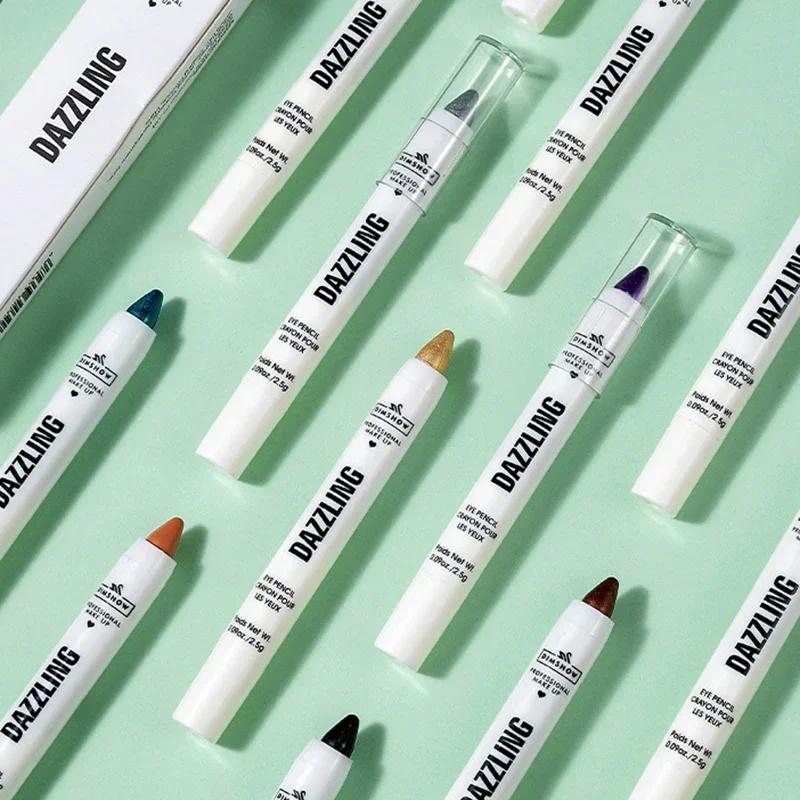 Хайлайтер Тени для век Карандаш Водостойкий Блестящий Матовый Телесный Тени Для Век Лежащий Шелкопряд Макияж Пигмент Косметика Белый Карандаш Для Глаз