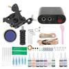 Tattoo Coil Machine Kit Black Mini Tattoo Power Supply Tattoo Clip Cord Complete Tattoo Machine