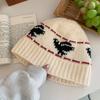 Warm Snowflake Beanies Printed Printing Knit Cap Retro Jacquard Knitted Hat  Apparel Accessories