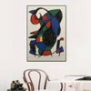 Винтажный Джоан Миро, известное произведение искусства, постер, холст, картина, абстрактная акварель, настенное искусство для современной гостиной, домашний декор, Куадрос