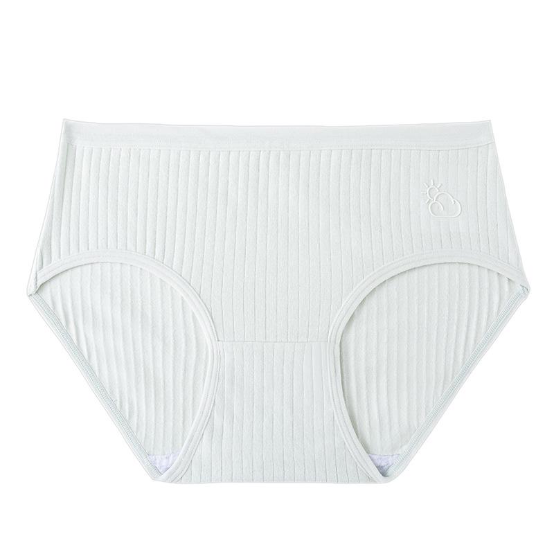 Женские трусы, бесшовное тонкое дышащее нижнее белье со средней талией