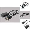 Кабель-конвертер VGA в HDMI с медным сердечником для HDTV-монитора, ПК-гейминга, установки домашнего кинотеатра