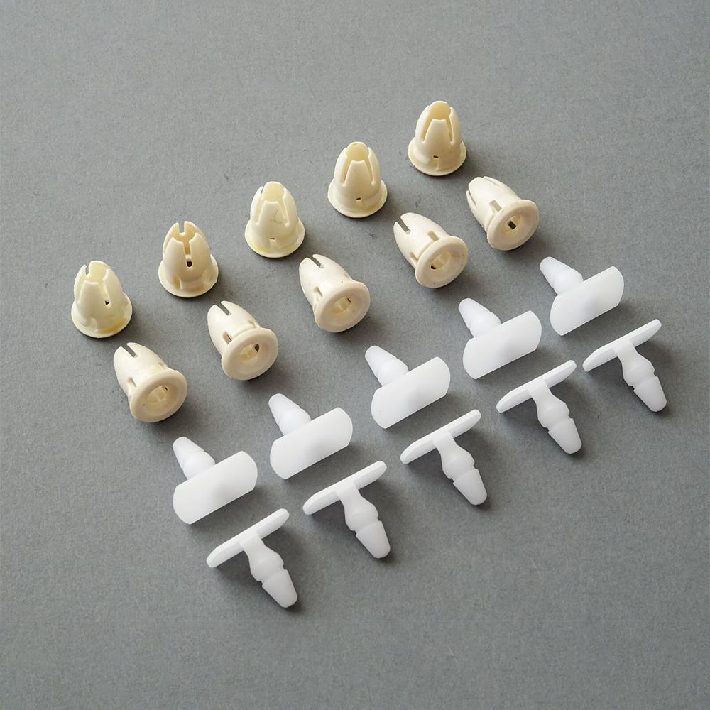 Высококачественные зажимы для отделки, пластиковые кнопки крепления, 20 шт.