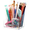Frcolor Makeup Stationery Makeup Clear Makeup Brush Divided Cosmetic Storage Desktop Pen Desk Organizer Cosmetic Holder Storage, Storage, Organizer,