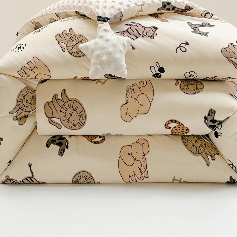 Детское вязаное одеяло для осени и зимы, толстое плюшевое, мультяшное постельное белье, одеяло, удобное, мягкое, теплое, необходимое для детской кроватки