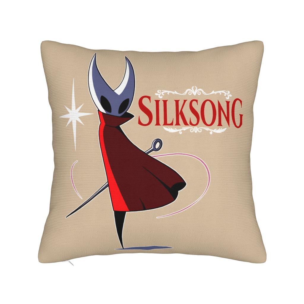Hollow Knight Silksong Pillow Case Square Pillow Cover For Sofa Car Home Decor Morden Cushion Cover