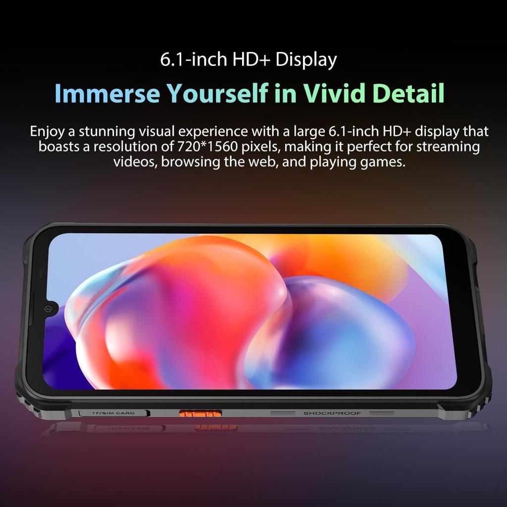 Восстановленный Blackview BV5300 Pro IP68 водонепроницаемый прочный смартфон Android12 телефон P35 4 ГБ 64 ГБ мобильный телефон 13 МП Camare 6580 мАч мобильный телефон