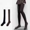Женские однотонные гольфы осень-зима утолщенные гольфы дышащие мягкие удобные гольфы длиной до бедра чехол для чулок