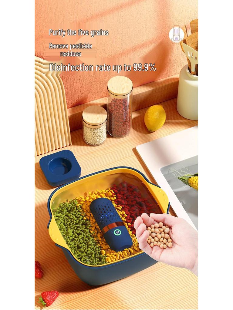 Wireless Capsule Fruit & Vegetable Purifier: Food Disinfection & Pesticide Remover