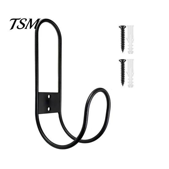 Garden Shed Storage Rack Heavy Duty Hose Holder, Wall Mount Iron Water Multifunctional Tool Hanger Hanger, Multi-functional Organizer Hook for Cables