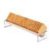 1/2Pcs Durable Cracker Serving Tray Clear Cookie Display Stand Dessert Serving Tray  Picnic